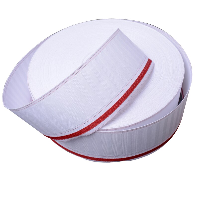 QGVLish 10 CM Breite gewebte Vorhang Band Für Römischen Kreis Stange Krawatte Ringe Plissee Haken Vorhang Zubehör Band Gürtel Vorhang löcher
