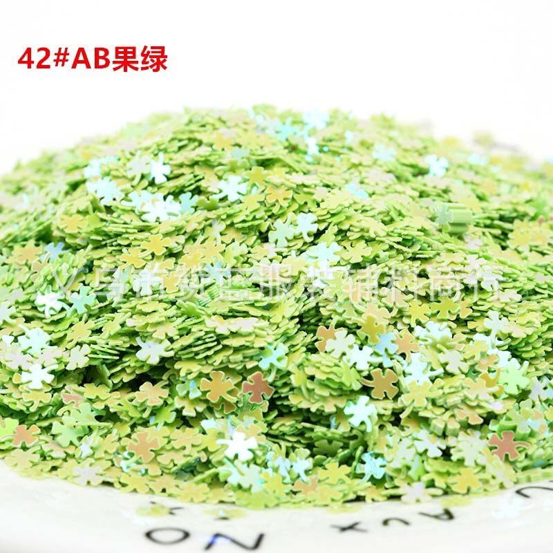 4 Mm Klavertje Vier Manicure Kralen Diy Kleding Accessoires Tas Decoratie Sequin Wedding Party Accessoires Materiaal: 42