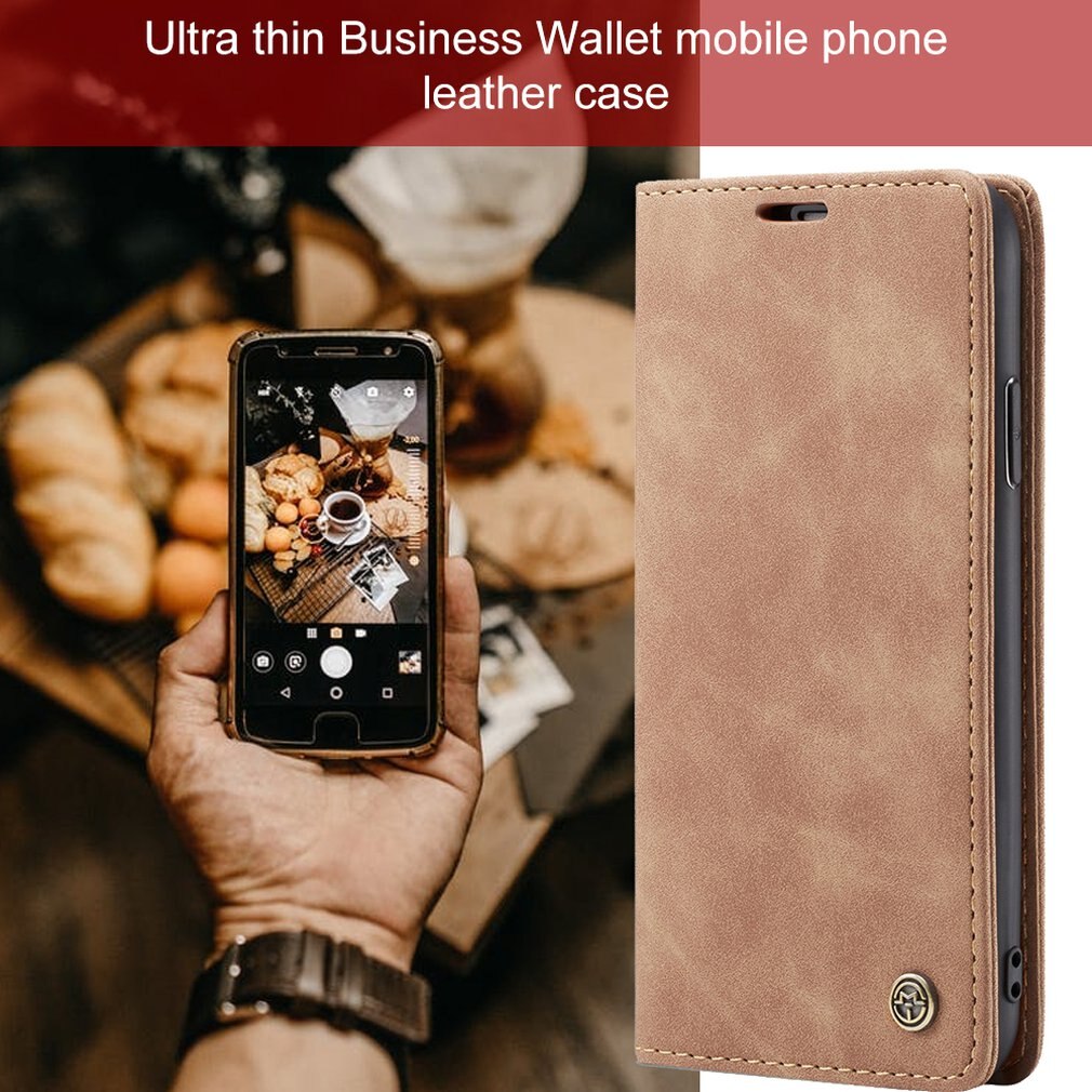 Ultra-Thin Business Wallet Mobile Phone Case Fashionable Mobile Phone Wallet Holster For Iphone X/Xs Protective Skin Case Cover