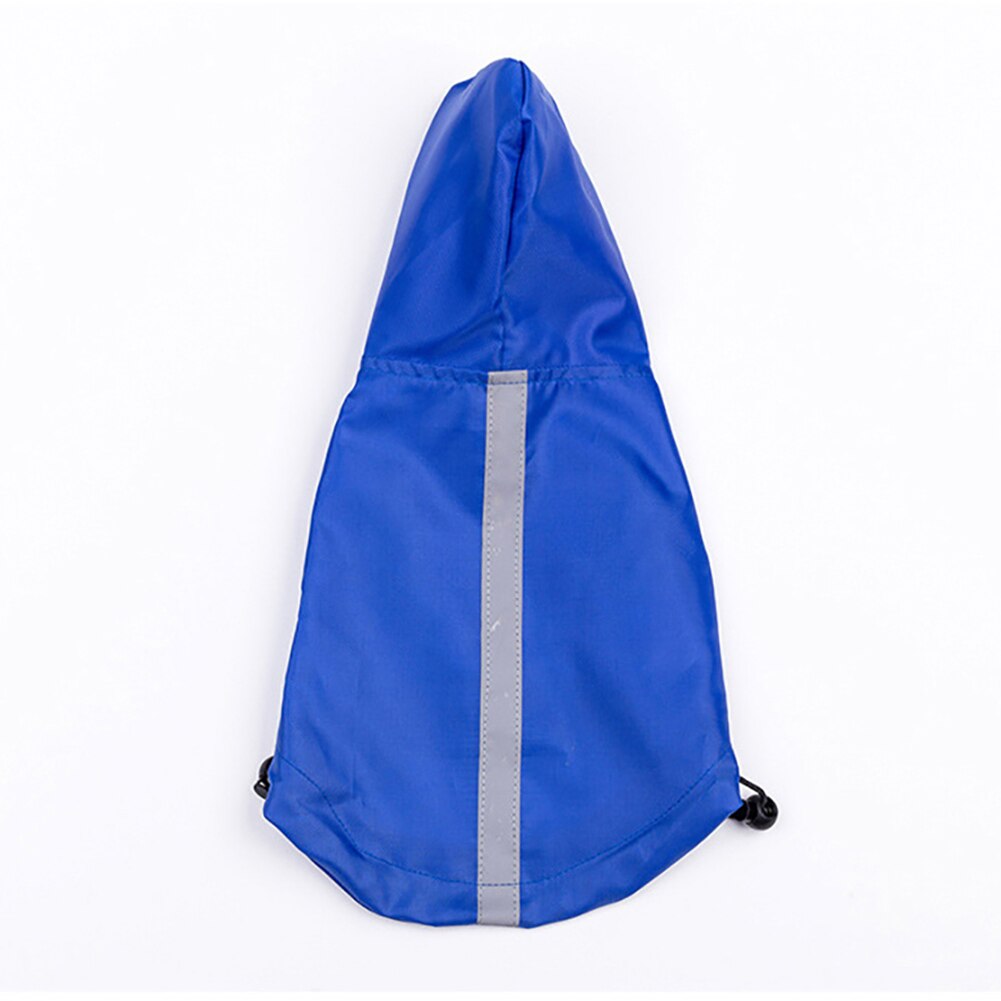Dog Raincoat Pet Dog Waterproof Rain Proof Hooded Raincoat Elastic Band Breathable Jacket