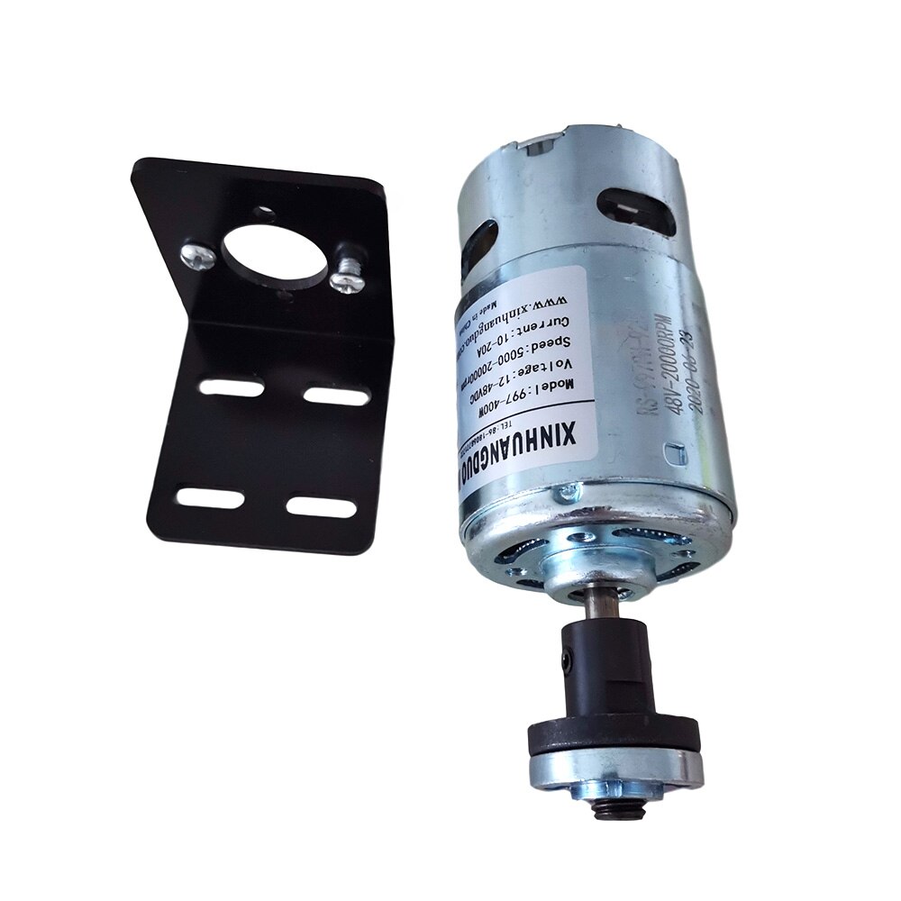 997 Powerful DC Motor Input Voltage DC12-48V High Speed Motor Silent Ball Bearing Motor 997 High Speed 5000~20000RPM: Angle grinderBracket