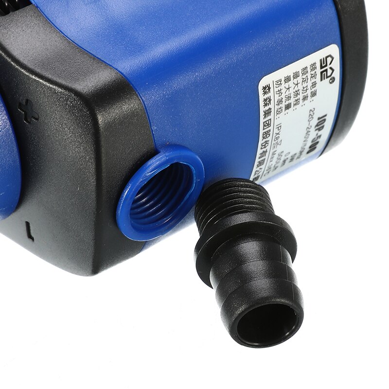 1Pc 5/14/20/35/45/80W 500-3500L/H Ultra-Quiet Submersible Water Pump Filter Fish Pond Fountain Aquarium Tank High-lift EU Plug