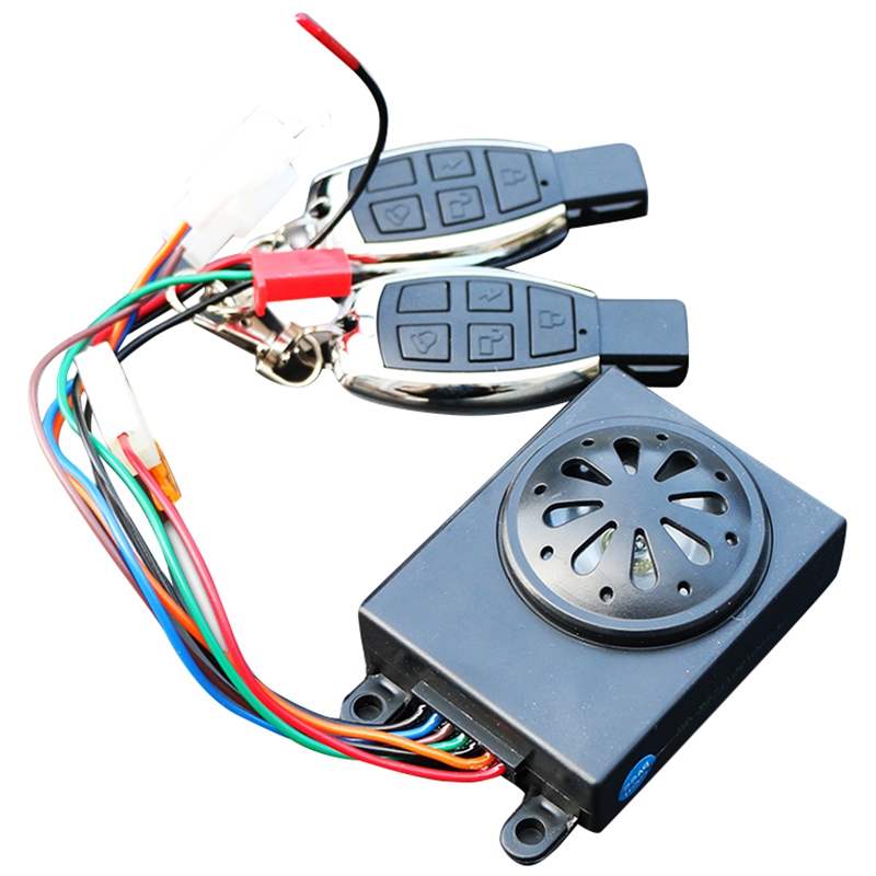 Elektrische Fiets Alarm Dubbele Remote Lock Motor Elektrische Voor Veiligheid Fiets Accessoires