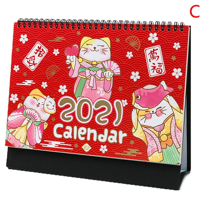 Cartoon Desk Calendar Table Calendar Timetable Planner .08.12: C