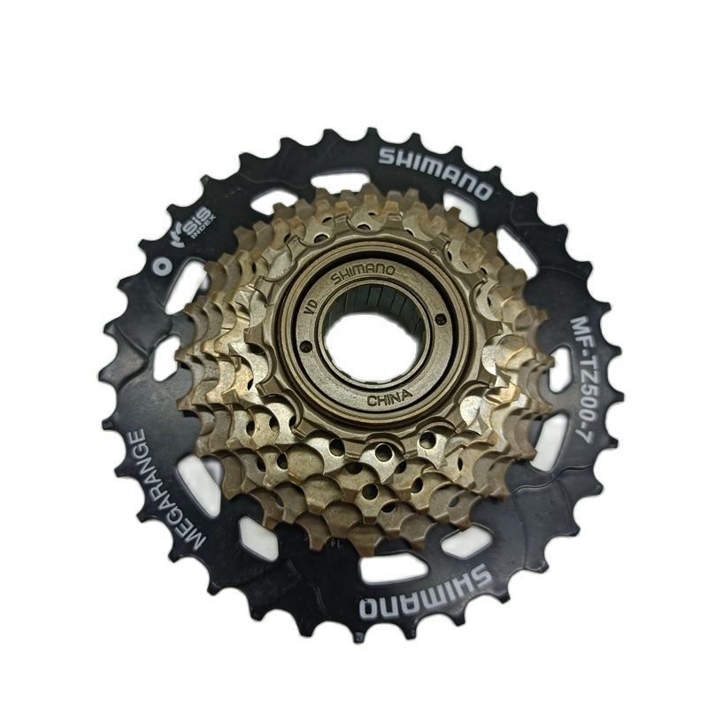 Shimano MF-TZ500 -7 Cassette 7 Vitesse Vélo Roue Libre 14-28T 14-32T TZ500-7 Vélo Accessoires VTT Vélo De Route Cassette