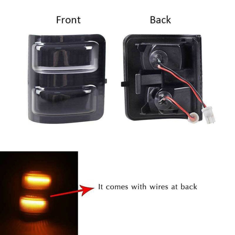 Car Side Mirror Lights For Ford F250 F350 F450 F550 LED Luminous Driving Parts