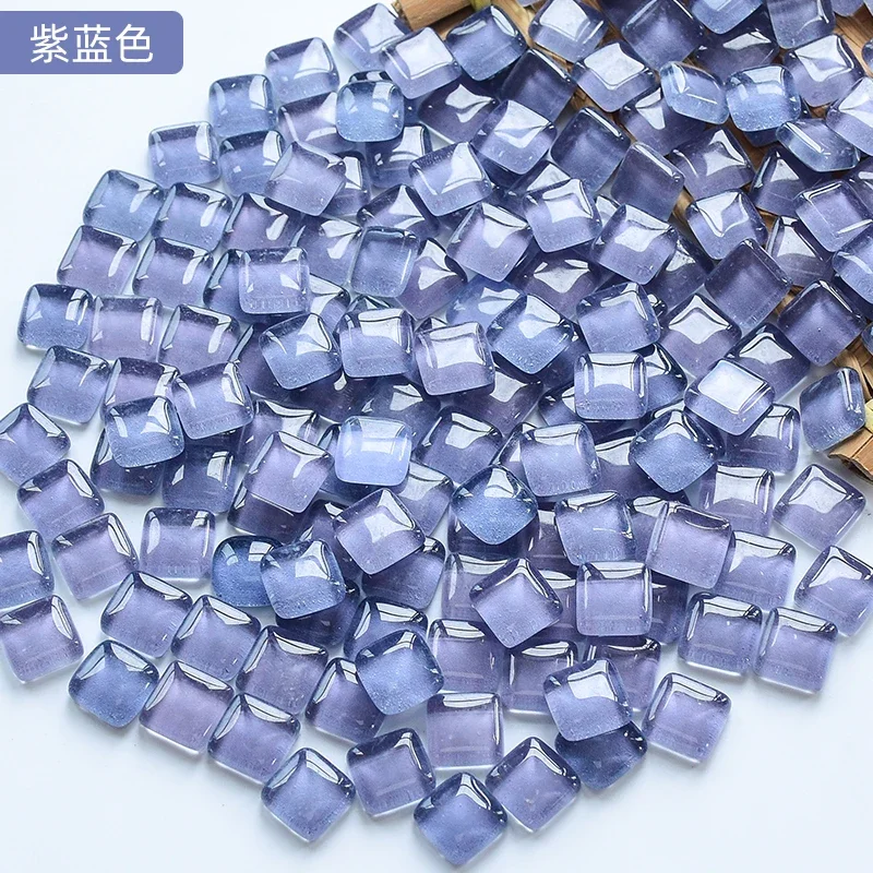 200g Mosaik Dreieck quadratische Glasmosaik fliesen bilden DIY handgemachte freundlicher kreative Dekoration Zubehör Wohn accessoires: sehen GRÜN