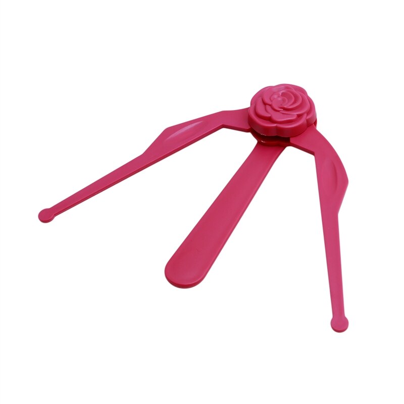 Thrush Assistant Eyebrow Matte Rose Red Thrush Card Portable Ever-changing Eyebrow Ruler Repair