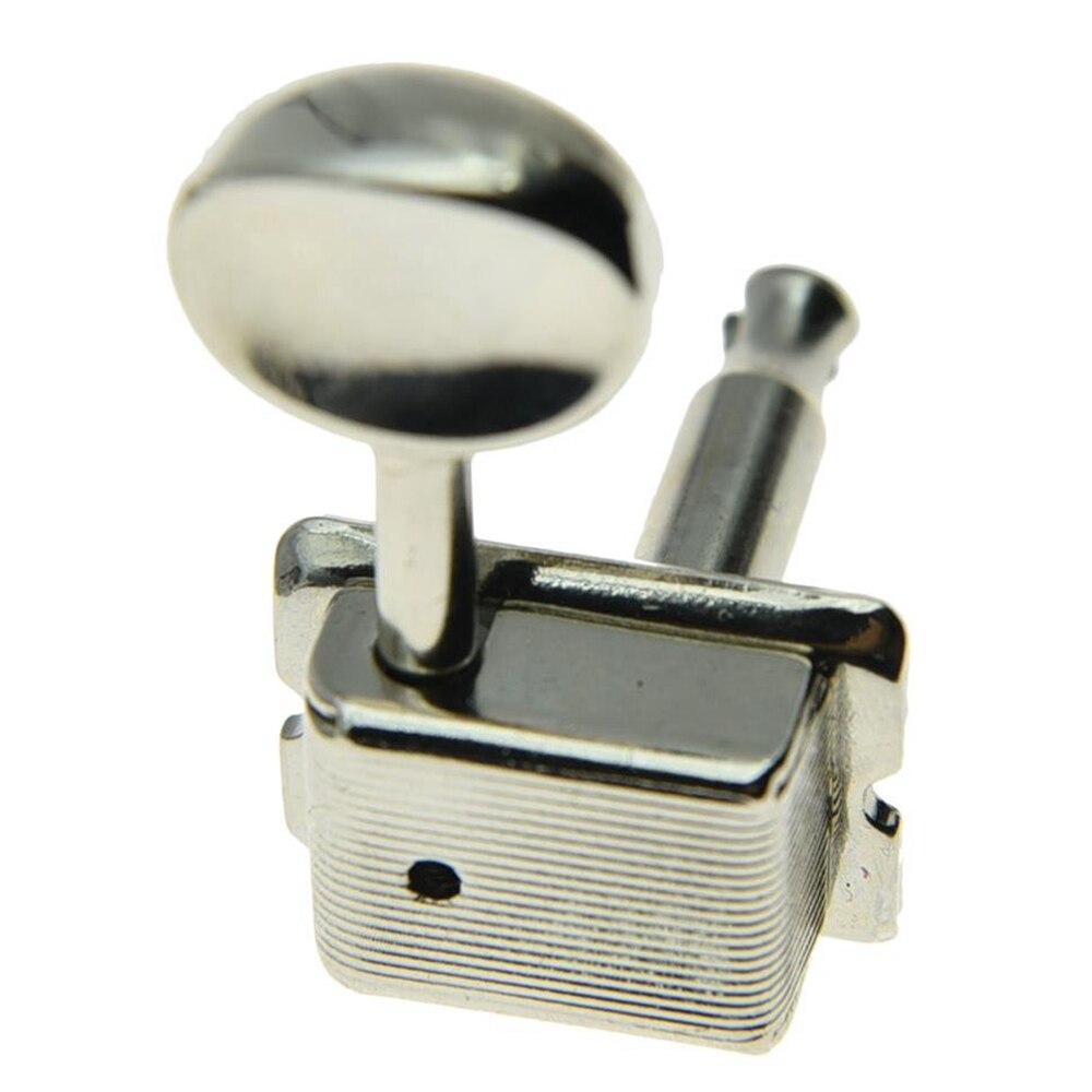 Nickel Mit Gealterten Weißen Linken Geteilten Schaft Vintage Gitarre