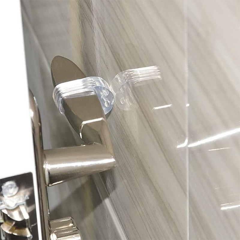 Handgrepen Deurstopper Siliconengel Deurstopper Transparante muurbescherming Deurknop Bumper Meubelbeschermer Pad Handvatbuffer