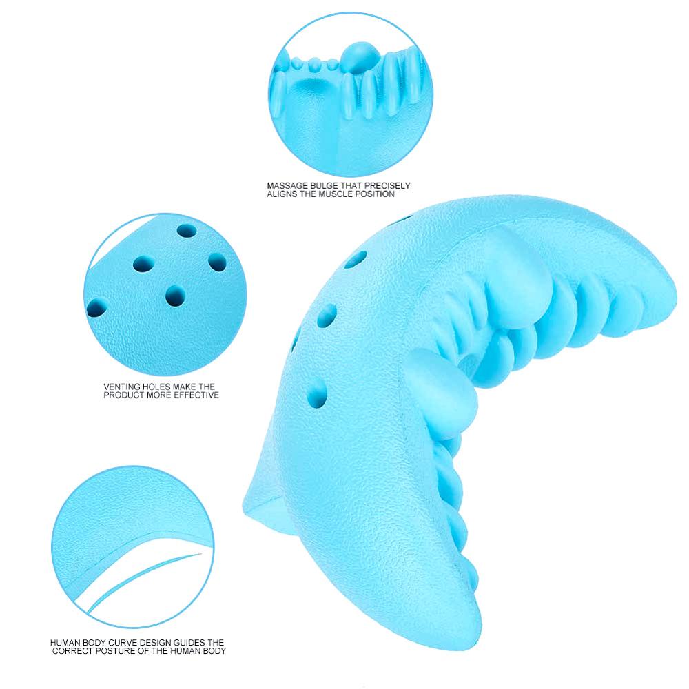 Authentieke C-Rest Nek Massage Nek En Schouder Reparatie Cervicale Wervelkolom Tractie Apparaat Massage Instrument Draagbare