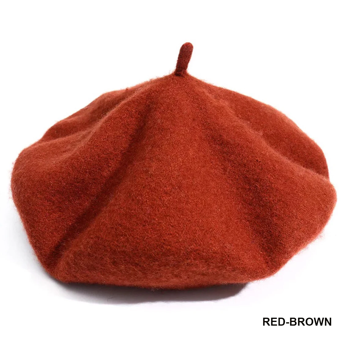 Kobiety Dziewczyny Beret Francuskie wełniane czapki Ciepła zimowa czapka Berety Vintage Berety w jednolitym kolorze Eleganckie damskie czapki zimowe Czapki: Pomarańczowy