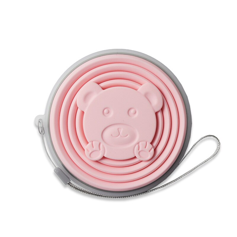 Moda Copos de Silicone de Grau Alimentício 270ml Xícara de Água de Viagem Dobrável Retrátil Colorido Portátil Ao Ar Livre Café Handcup: 5