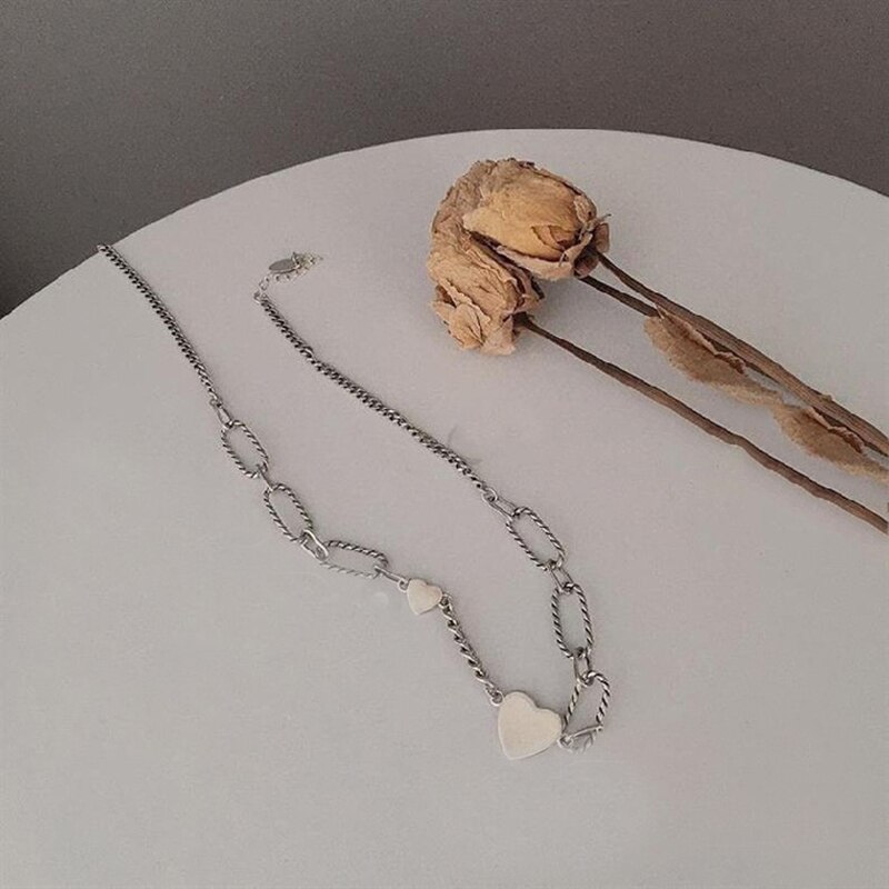 925 Sterling Silver Pin Love Fishbone Horseshoe Style Adds Charm To Exquisite Pendant Necklace: love