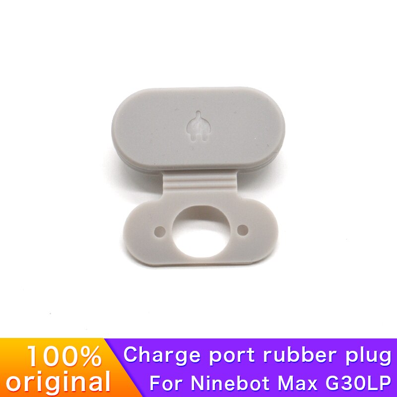Original Charge port rubber plug For Ninebot KickScooter Max G30LP Electric Scooter Accessories