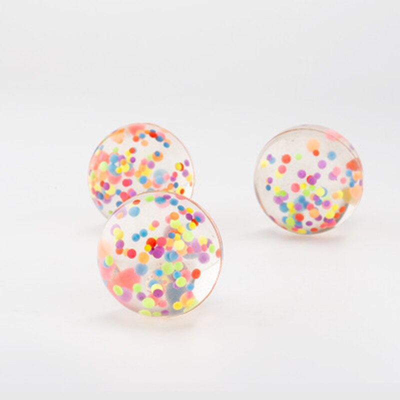Children Funny Toy 30 43 57mm mixed Colorful Bouncy Ball Watermelon Jumper ball Translucent floating bouncy ball fun toy for kid