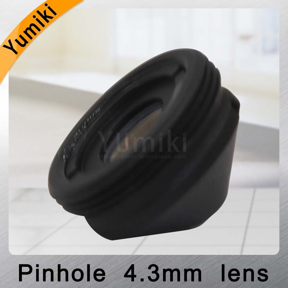 Yumiki 4.3mm lens 1/3" inch CCD/CMOS Black color M12 lens Board lens M12 LENS FOR CCTV Security Camera