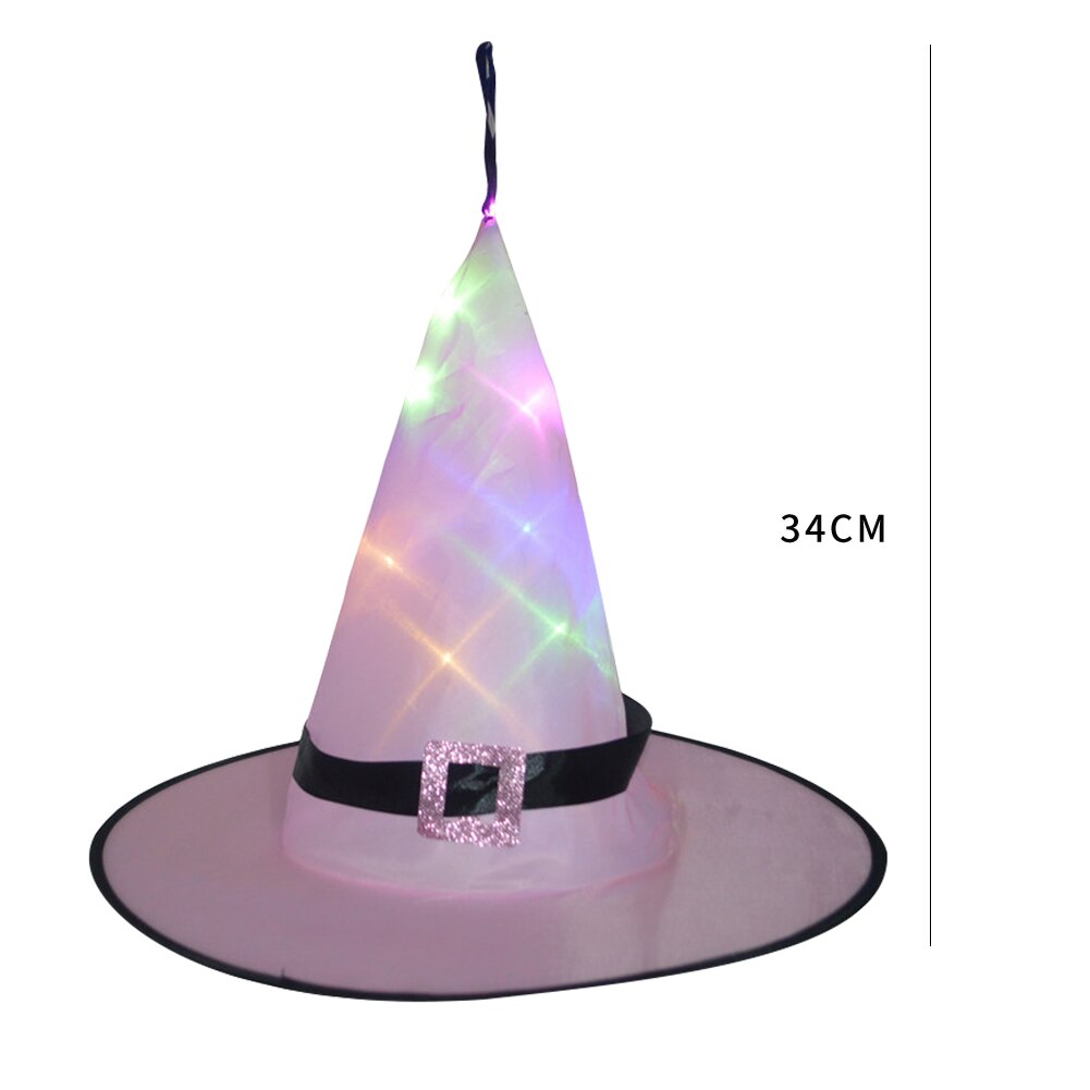 Halloween LED Licht Hängen Dekor Cosplay Party Magier Hexe Hüte Heimat Party Dekoration Headwear Kappe Kleid Halloween Liefert