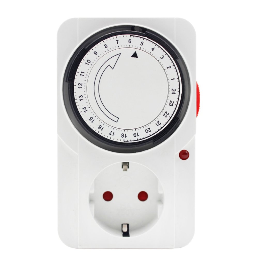 Mechanical Timing Socket 24 Hour Programmable Timer Switch Universal Socket Mechanical Timer Household Time Control Socket