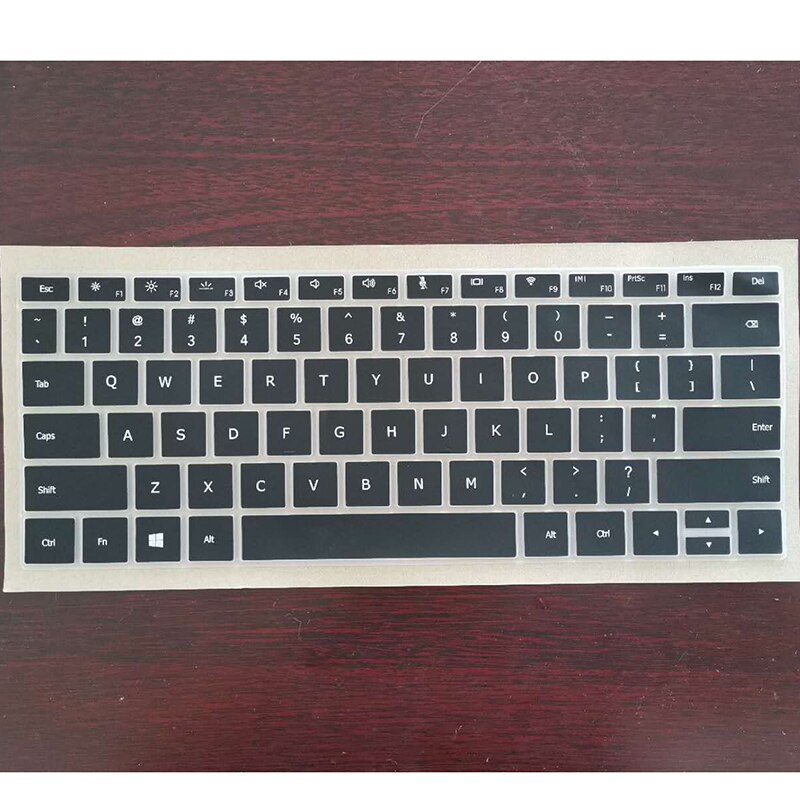 Silicone keyboard cover for Huawei MateBook 13 keyboard protector: black