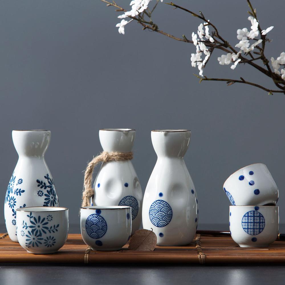 Keramisk snapsglas kopp ölmugg vinglasmugg kristall whisky vodka kaffekopp japansk stil vinkaraff bar restaurang hem