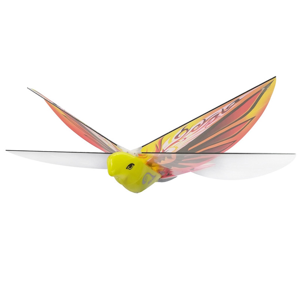 The Latest Electronic Flying Bird Hand-To-Fly Toy Can Be Used Outdoors At Home Beautiful appearance easy and safe operation: Yellow