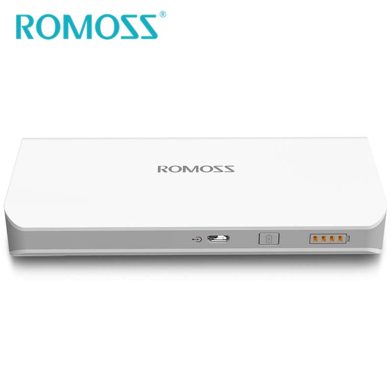 Romoss sense 4 power bank 10000 mah backup ekstern batteripakke oplad batteri bank dual usb output