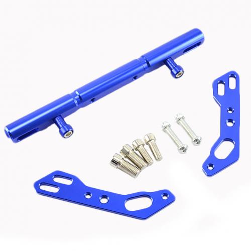 Motorcycle Aluminum Alloy Handlebar Balance Motorbike Handle Cross-bar: Blue