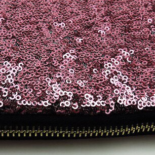 Full Glitter Women Evening Bags Day Clutch Bag Makeup Bag Sequined Trendy Wear-Resistant Large Capacity Handbag: Pink