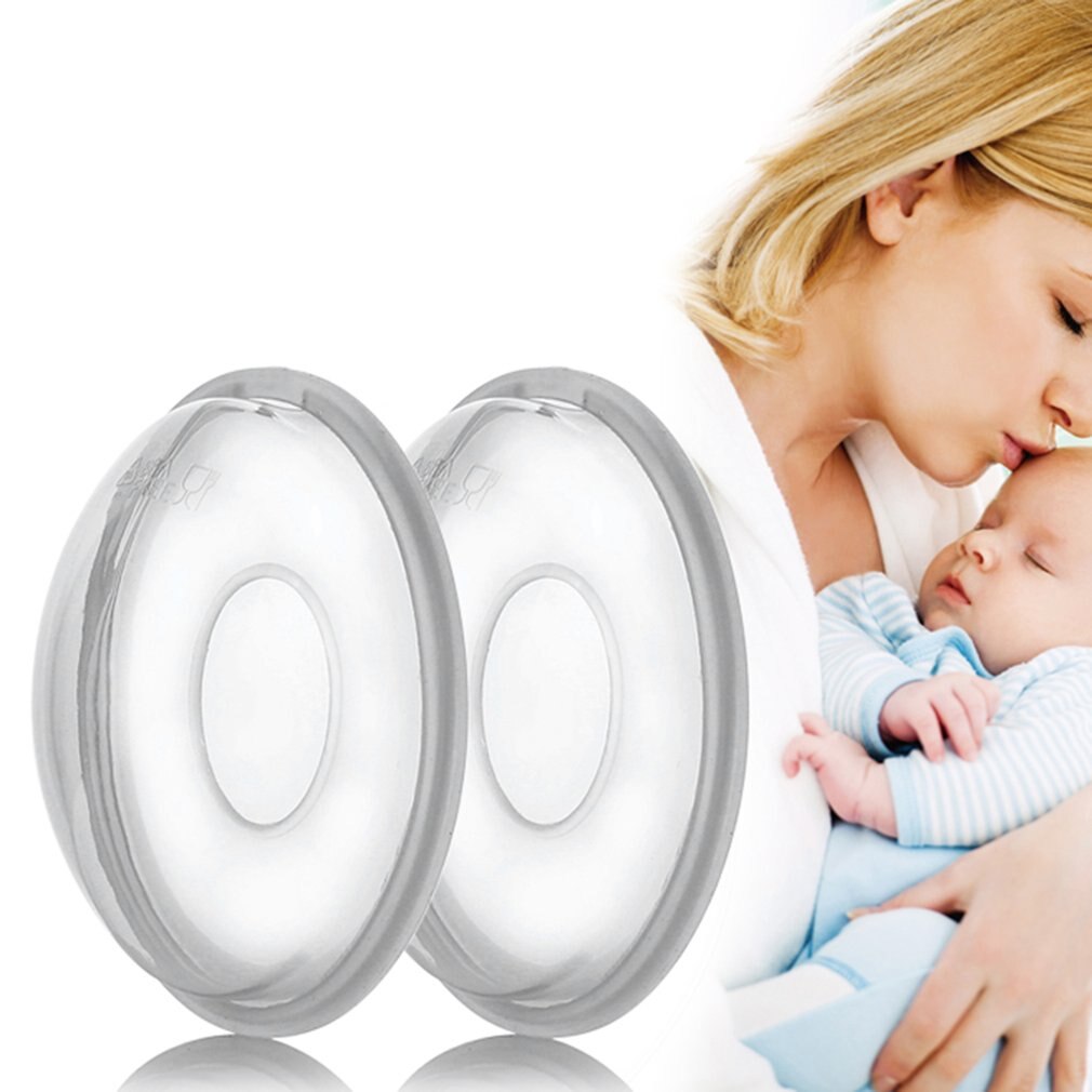 2 unidades funda de Gel de sílice para colección alimentación de bebé colector de leche materna envase de succión de pezón posparto suave almohadilla de enfermería reutilizable