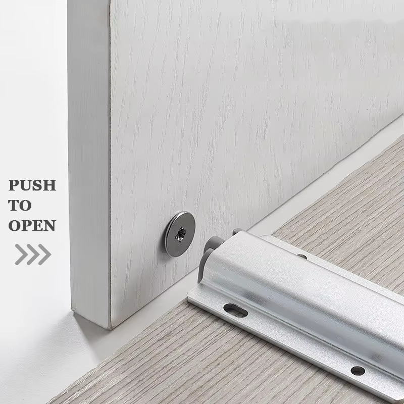 Magnetiske trykklåser til skap, trykk-til-åpne-skapbeslag, trykk-berøringslås, kjøkkendørlåser til møbler