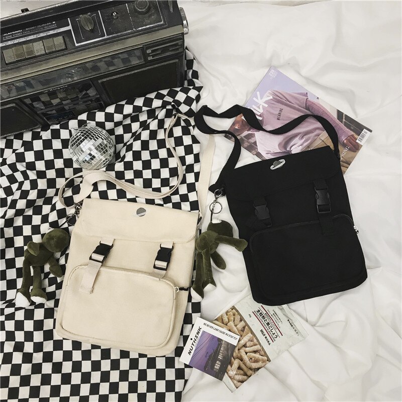 Japanischen stil Südkorea Schulter Tasche Frauen Vielseitige eins Studenten Harajuku Planeten Leinwand Tasche schick lässig Schulter B