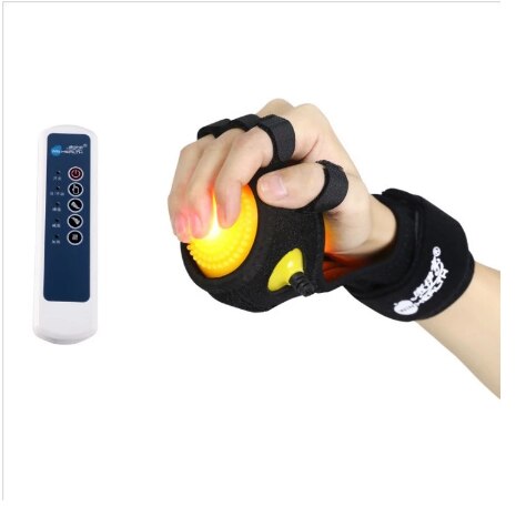 Electric Hand Massage Ball Infrared Therapy Compress Stroke Hemiplegia Finger Rehabilitation Recovery Training Machine