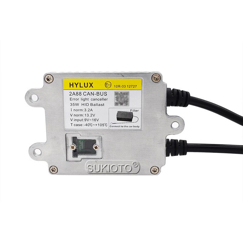 Sukioto Originele Hylux 2A88 35W Canbus Xenon Hid Ballast Ac 12V Auto Licht Reactor Voor 35W Yeaky cnlight Heartray Xenon Lamp Kit