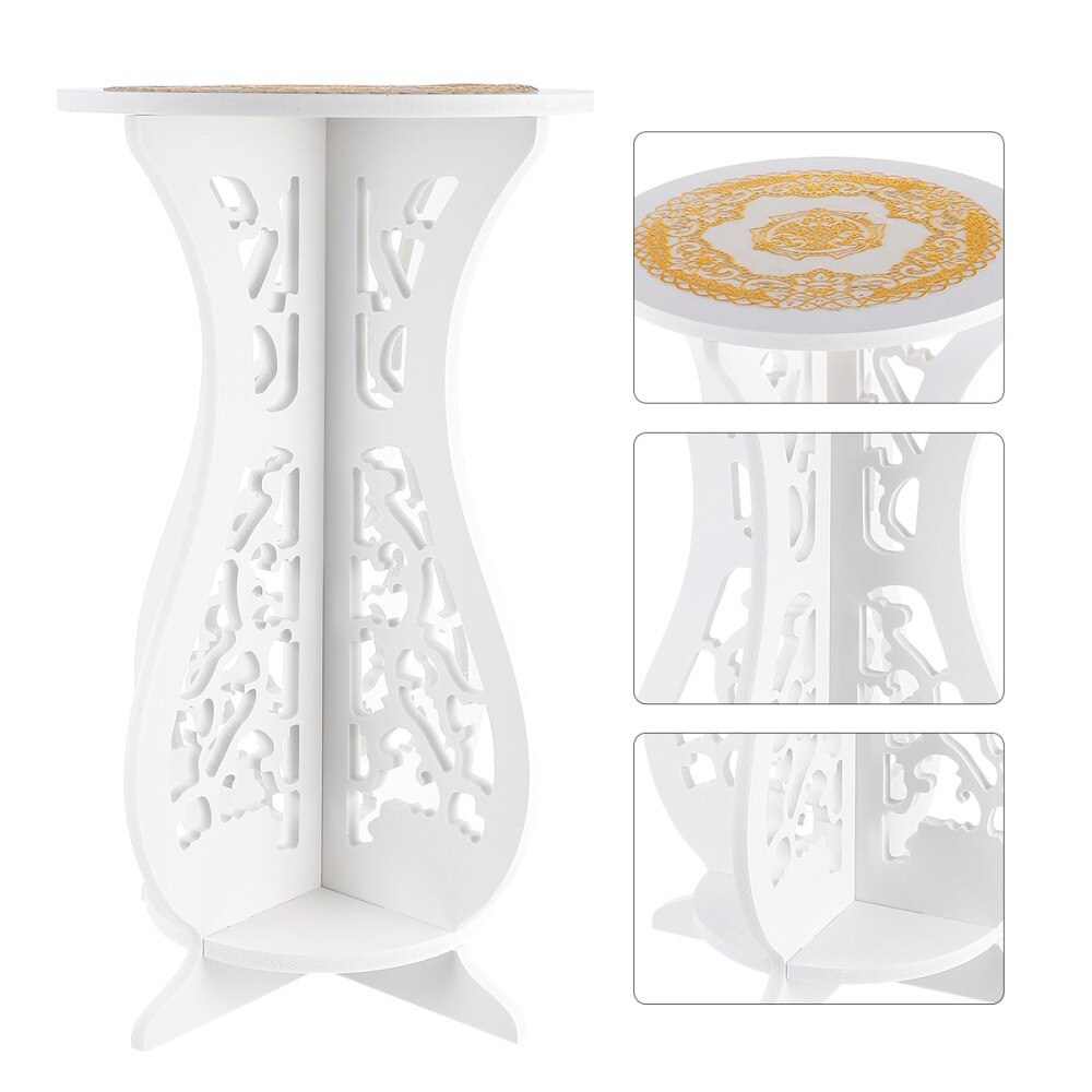 1 Pc Flower Rack Simple Durable Wooden Indoor Stand Rack Shelf for Home Balcony