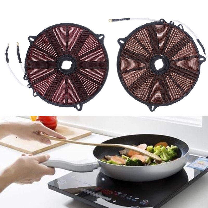 Induction Cooker Coil Cooking Component Heating 2000W 220V Universal Panel Copper Plated Coils Safe Kitchen