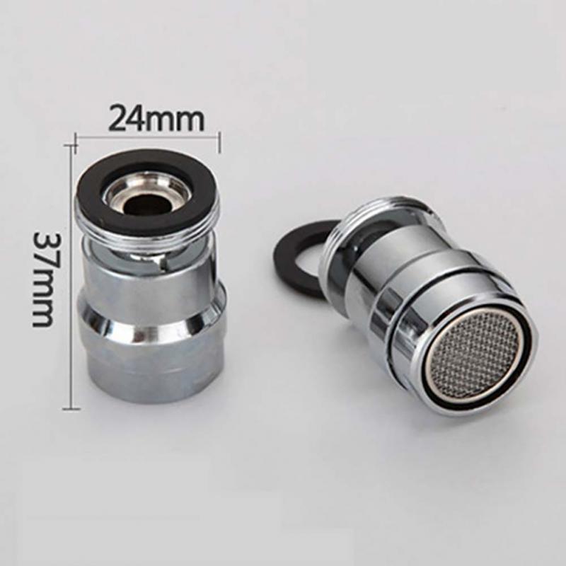 24mm Water Saving Chic Faucet Nozzle Aerator Bubbler Sprayer Water-saving Tap Filter Three Modes