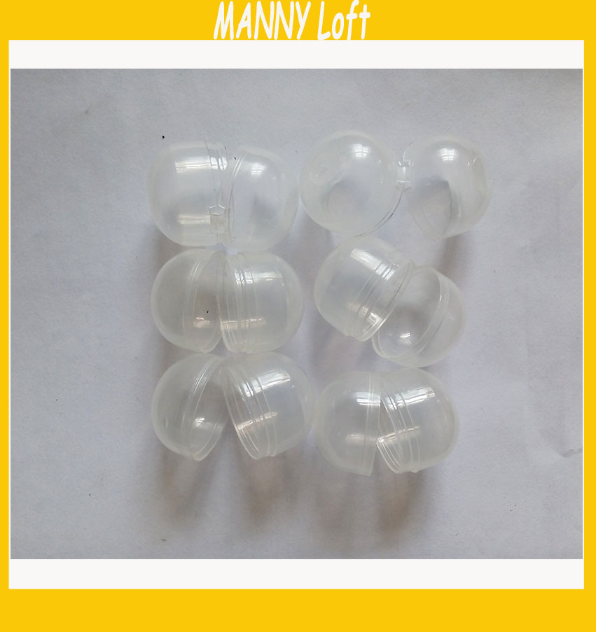 30X35Mm Plastic Lege Speelgoed Capsule Voor Vending Transparant Clear Plastic Capsule Bal 100 Stks/partij