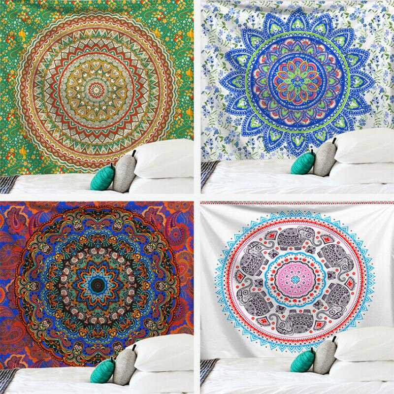Tapestry Wall Hanging Polyester Pattern Blanket Tapestry Home Decor