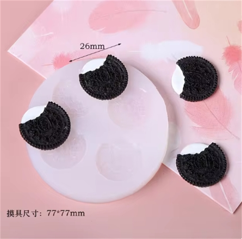 Fai da te 3D creativo torta di Pannello stampo per candele in silicone aromaterapia gesso sapone resina argilla stampo candela fatta a mano creazione di decorazioni per la casa: prugna