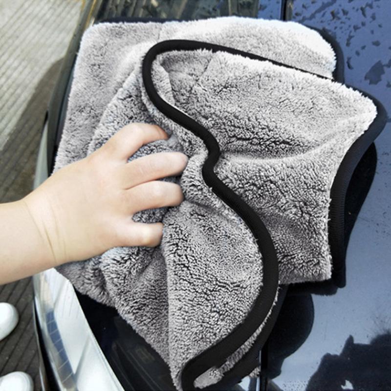 Serviette en microfibre pour lavage de voiture Chiffon de séchage