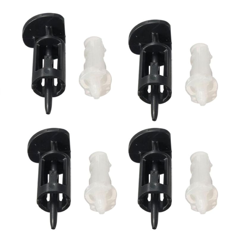 10Pair CPU Heatsink Mount Pin Plastic Cooling Fan Fastener Mounting Clip Socket