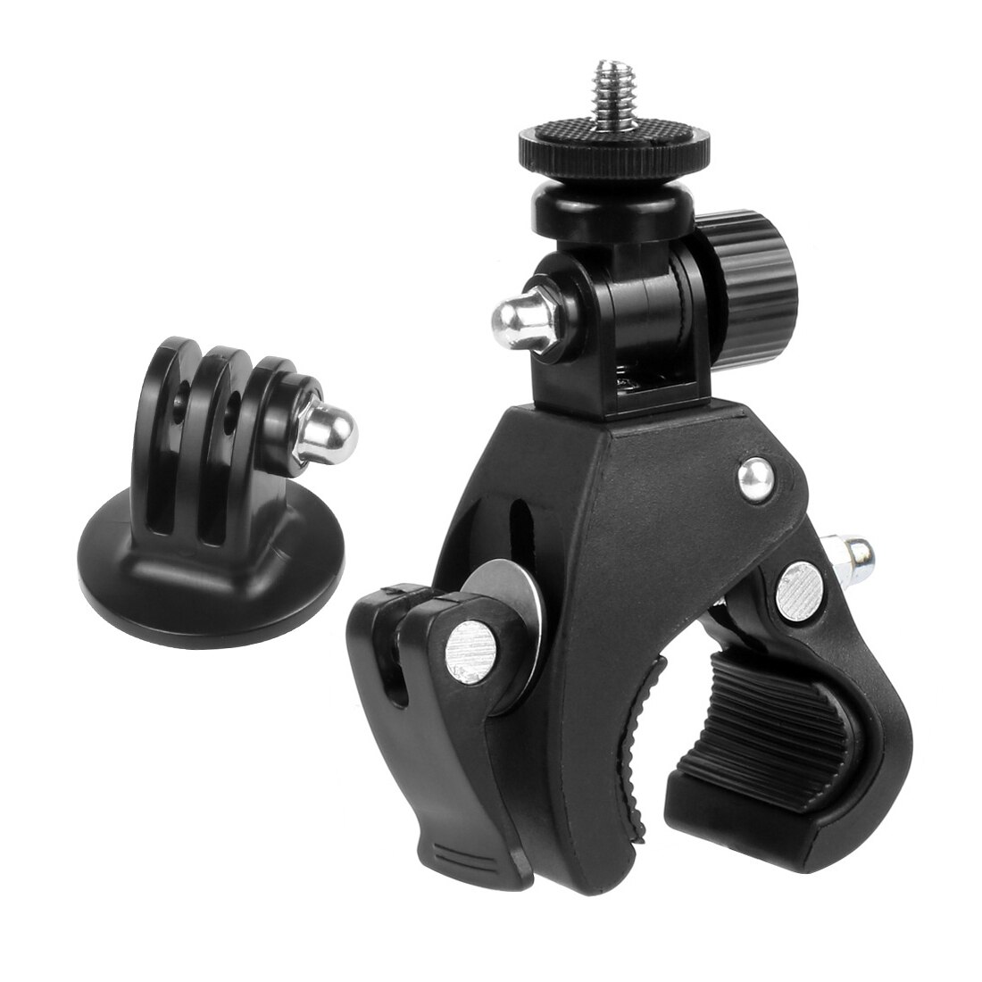 Dia 17-35mm camera dv dslr fiets motorfiets stuurklem 1/4 beugel statief adapter 7 gopro 6 9 8