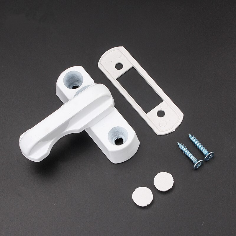 1pcs Plastic Steel Window Security Lock Buckle Anti-theft Limiter Zinc Alloy Child Safety Door and Window Lock Hardware