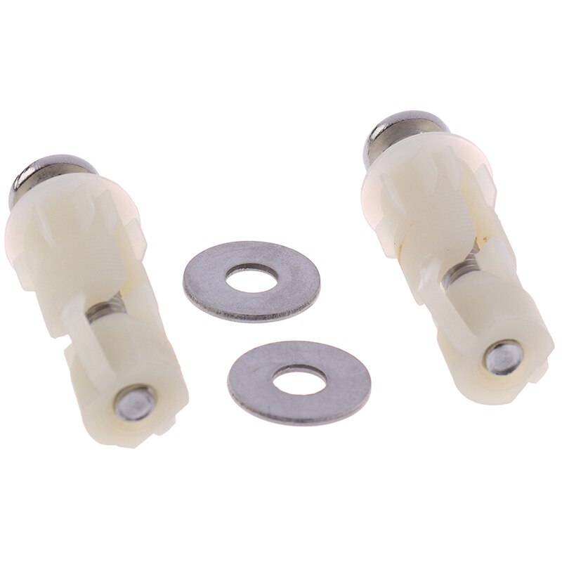 2 stuks wc-gatbevestiging diy wc-bril scharnieren schroeven passend wc-bril scharnieren reparatiegereedschap