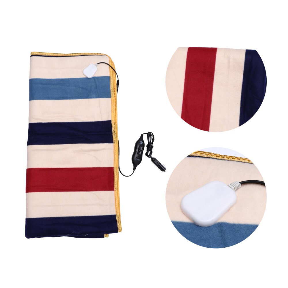 12V Electric Blanket Car Heating Blanket Portable Heated Travel Blanket for Auto