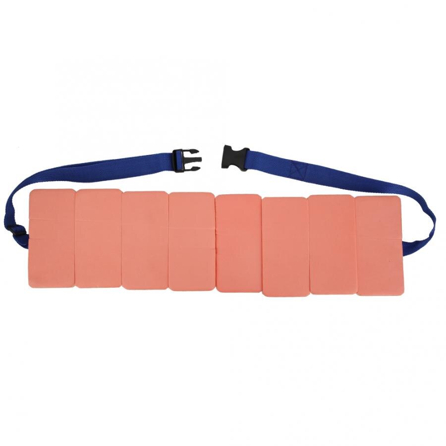 Cinturón de natación de espuma flotante para espalda ajustable, equipo de entrenamiento de cintura, tabla de flotación para adultos y niños, 1 unidad: 8 Block