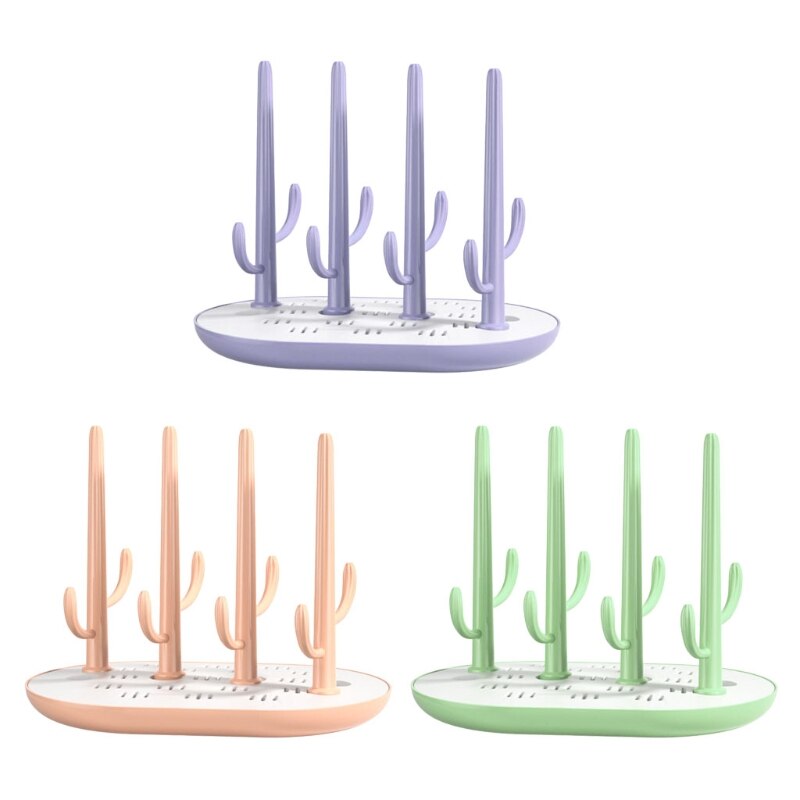 Baby Flessen Droogrek Droger Tepels Cups Afvoer Drogen Stand Houder Afdruiprek