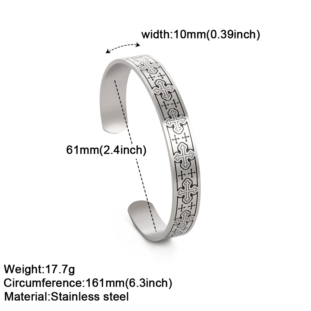 Bracciale rigido vichingo Triquetra per uomo ragazzo in acciaio inossidabile buona fortuna nodo celtico amuleto Vintage ▾ nodi irlandesi braccialetto gioielli regalo: Rhodium d'imitazione placcato