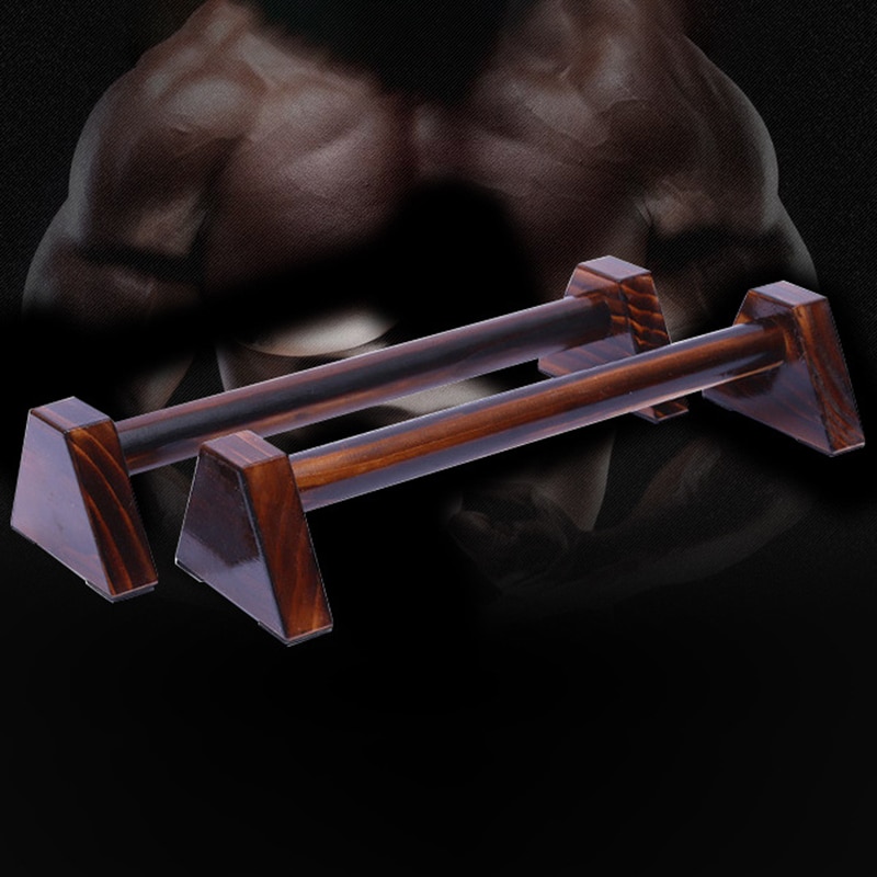 Soportes de realce de madera de 40CM, soporte de mano, barra paralela de equilibrio, equipos de Fitness para construcción de cuerpo